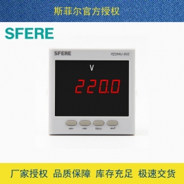斯菲尔（SFERE） LED 单相电压测量 电表 PZ194U-9X1 AC220V
